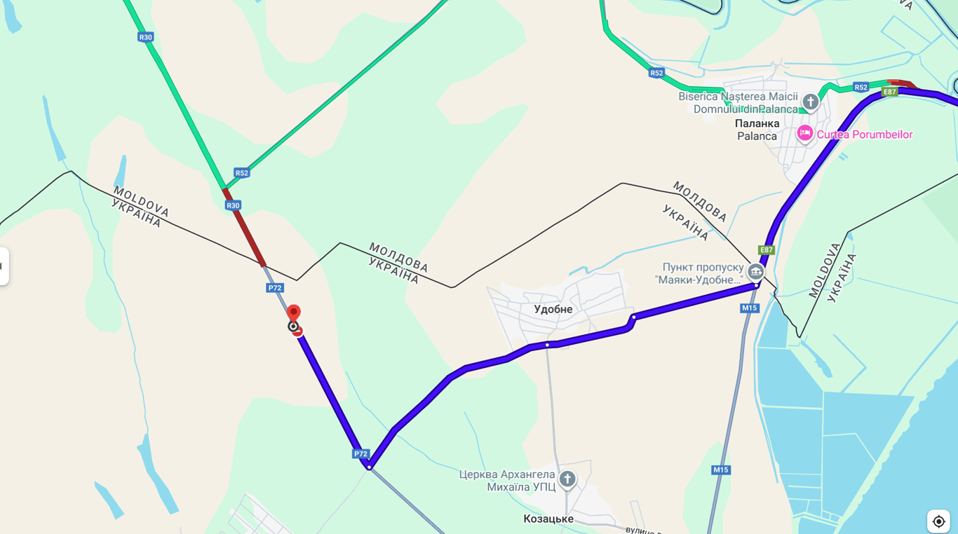Зруйнований міст на Одещині — де затори і як об’їхати Маяки - фото 2