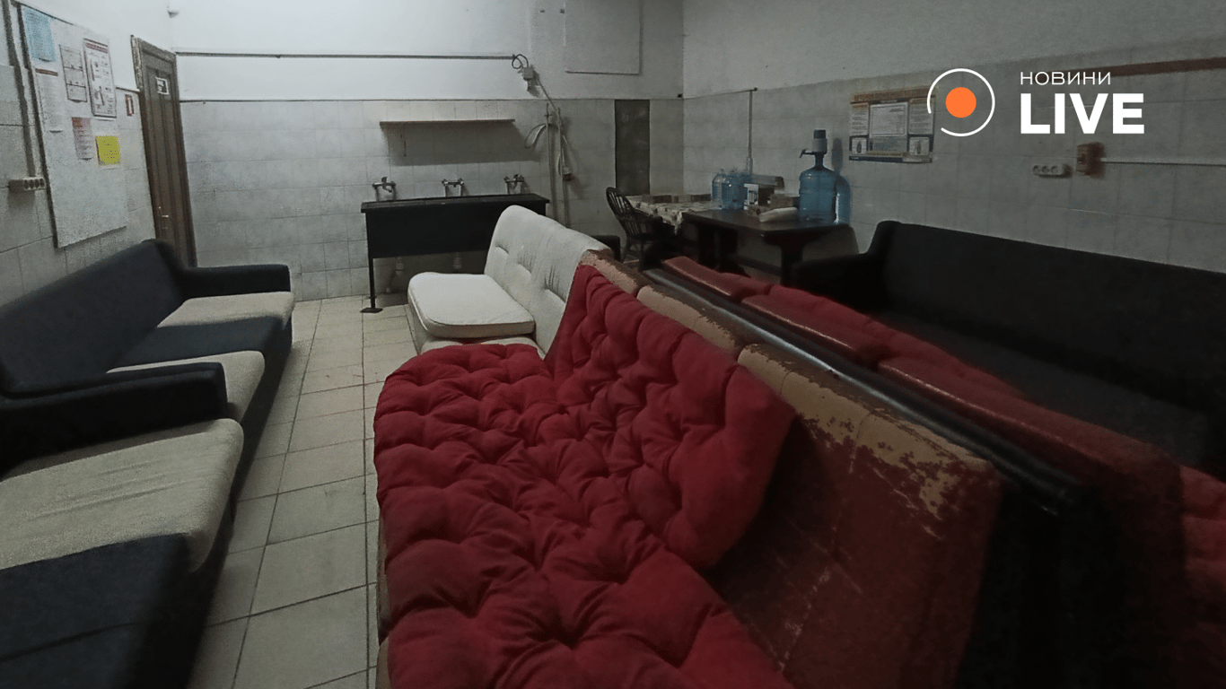 Умови в укритті. Фото: Новини.LIVE