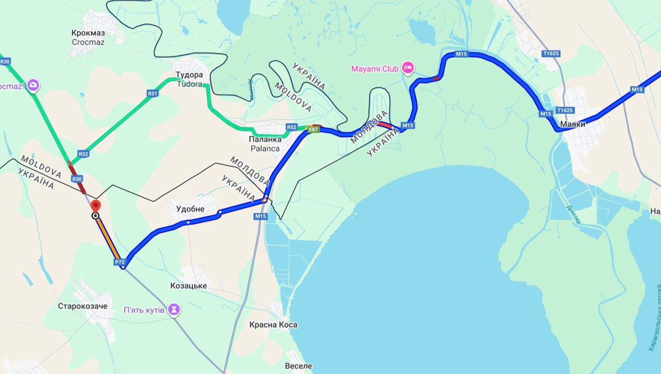 Виїзд за кордон — де зібрались найдовші черги на трасі Одеса-Рені - фото 2