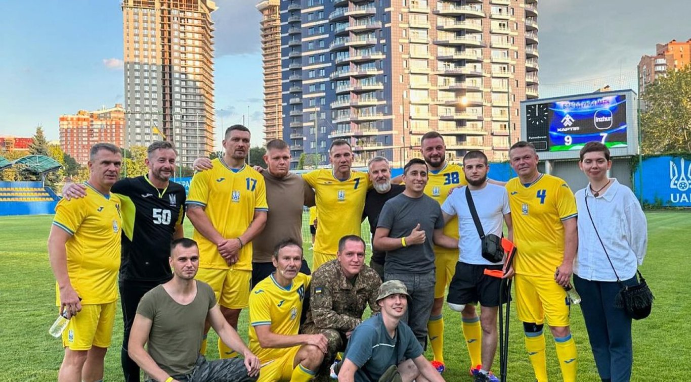 Андрій Шевченко та Сергій Ребров