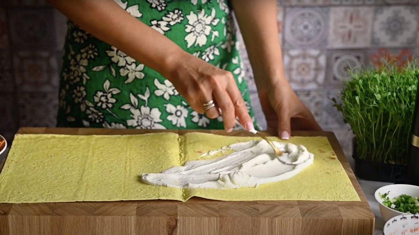 лаваш с курицей рецепт 