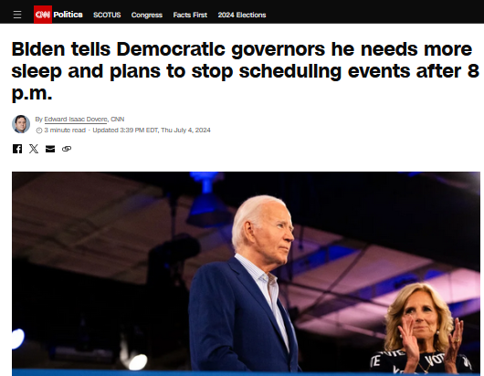 Джо Байден більше часу відпочиватиме та менше працюватиме