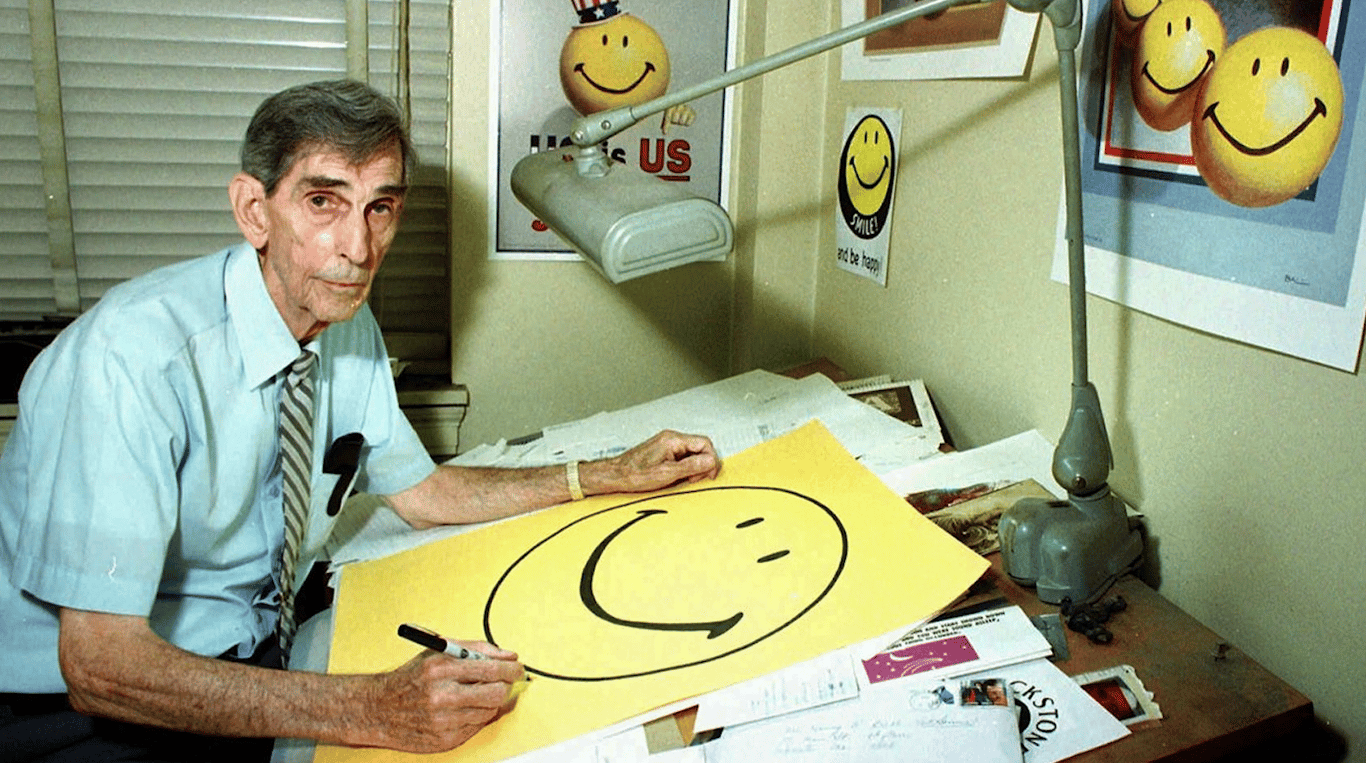 history of emojis Harvey Ball 