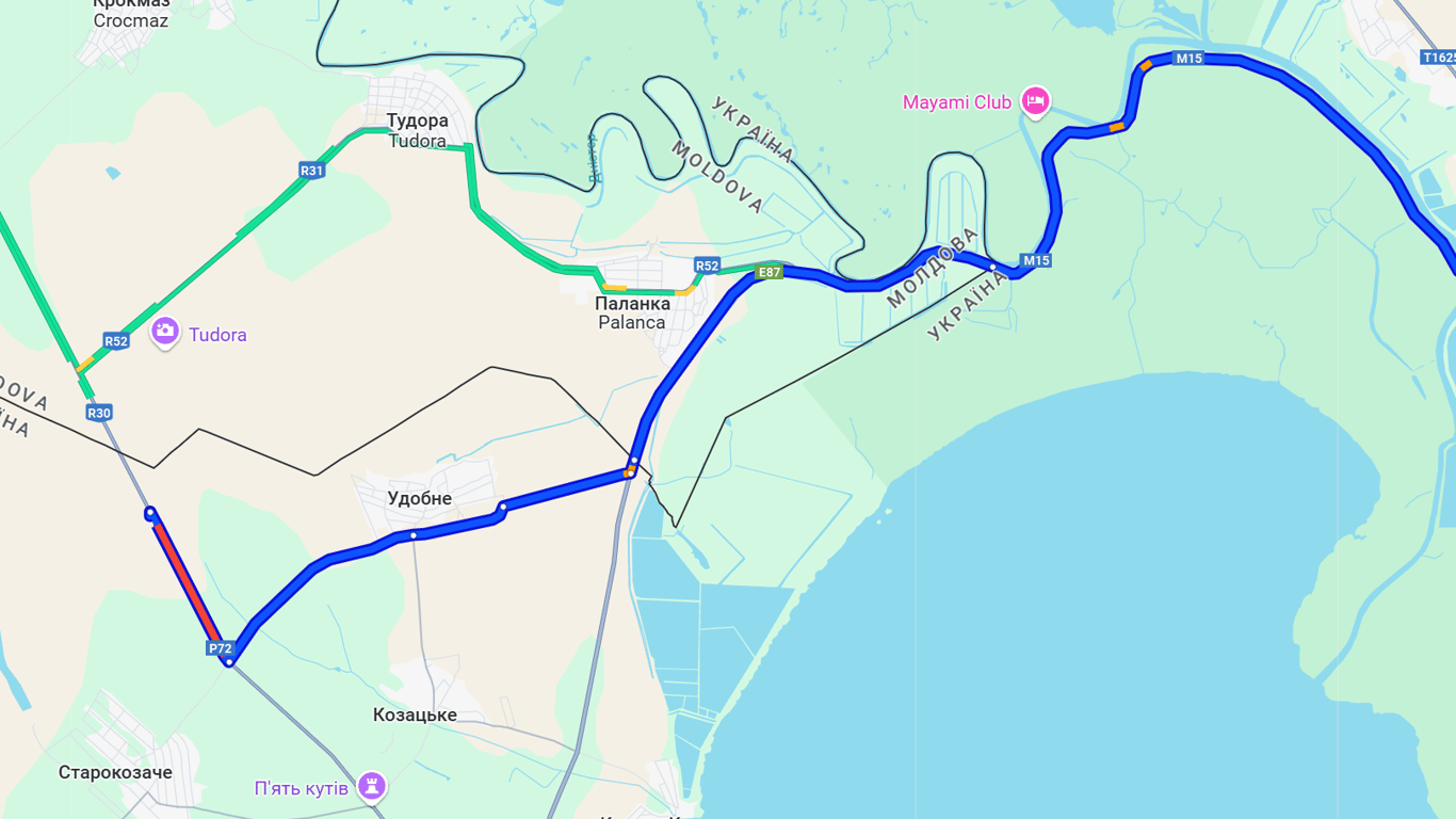 Траса Одеса-Рені — у напрямку кордонів помітне ускладнення руху - фото 2