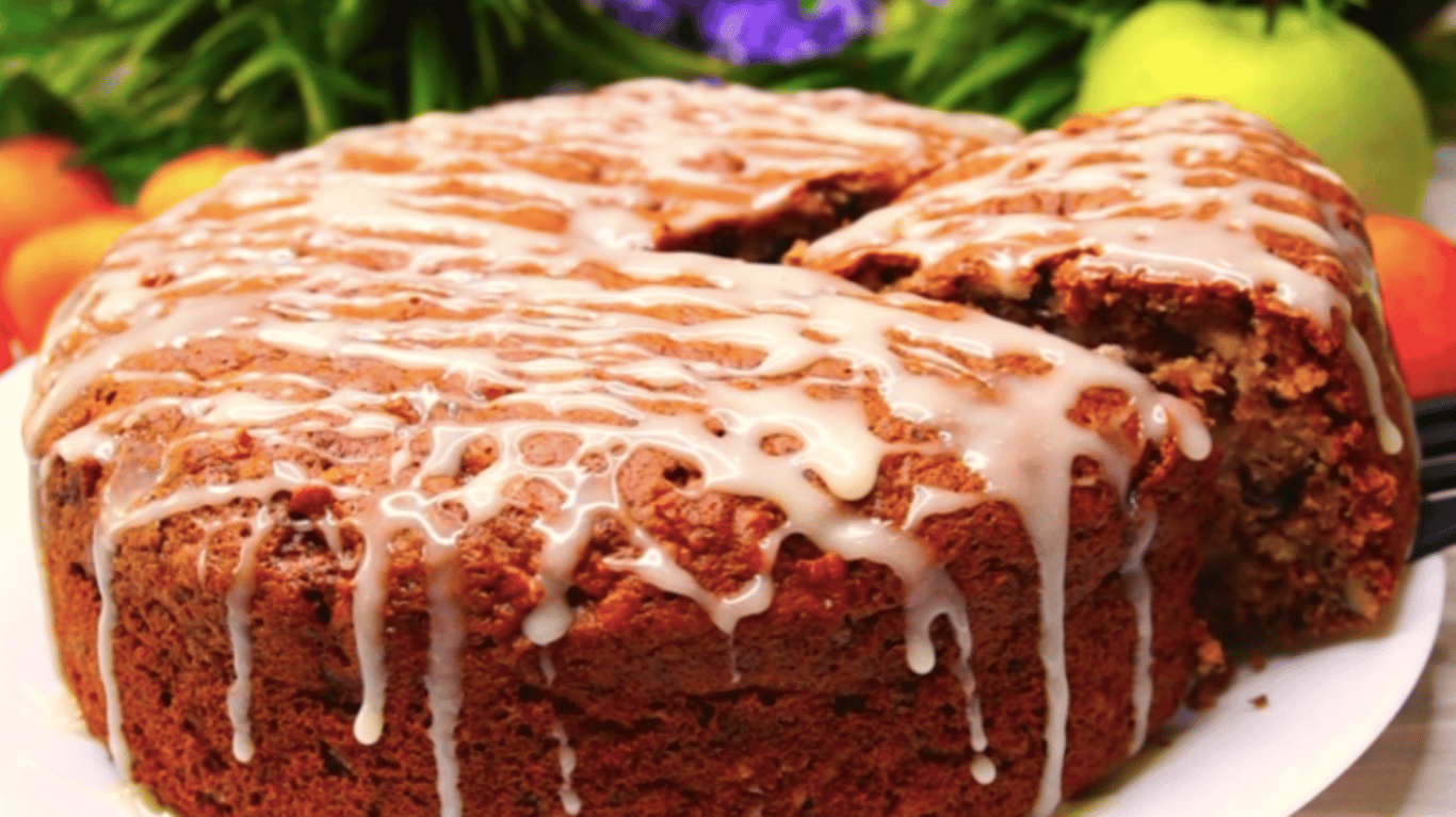 Apple Cake captivating with its flavor even before it's ready