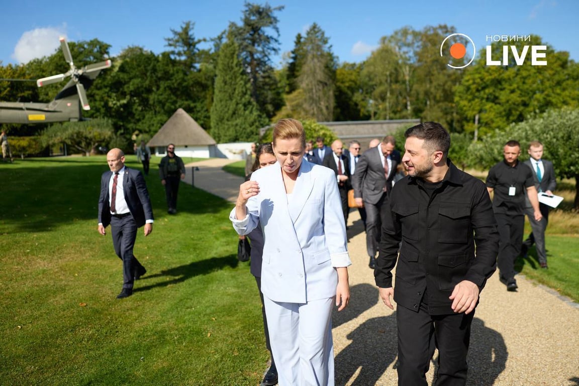 Zelensky in Denmark on September 3