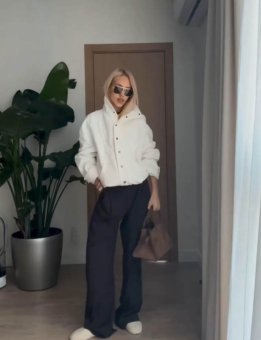 Даша Квіткова показала стильний осінній образ