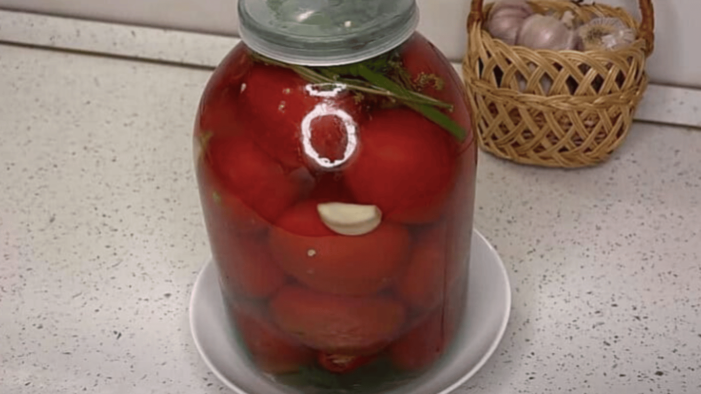 рецепт смачних помідорів на зиму