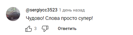 Коментар з каналу Сергія Бабкіна