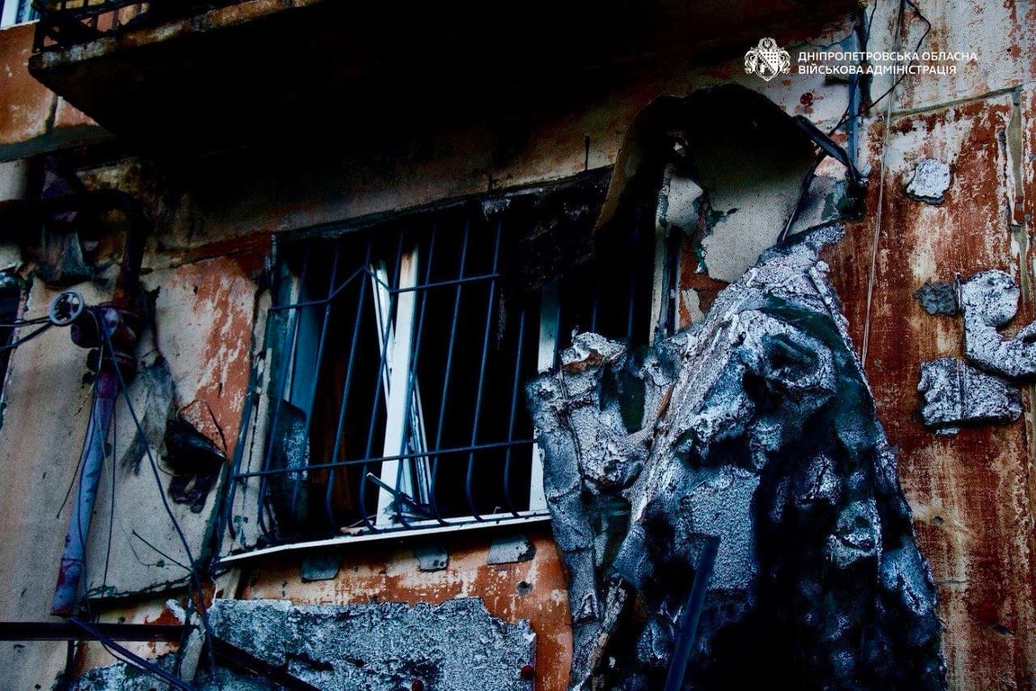 Російський обстріл Дніпра 7 травня