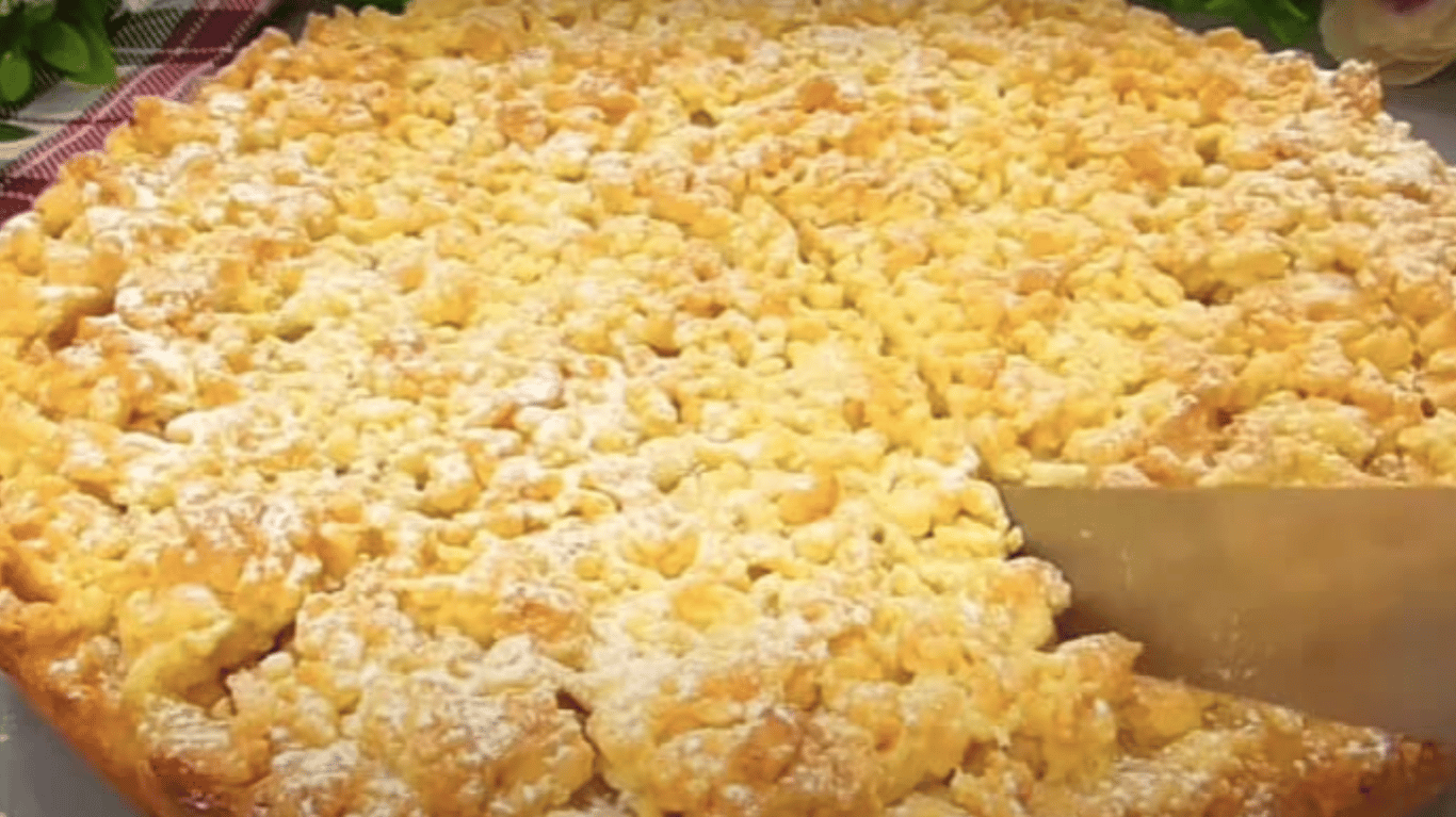 Смачний лінивий пиріг за 15 хвилин