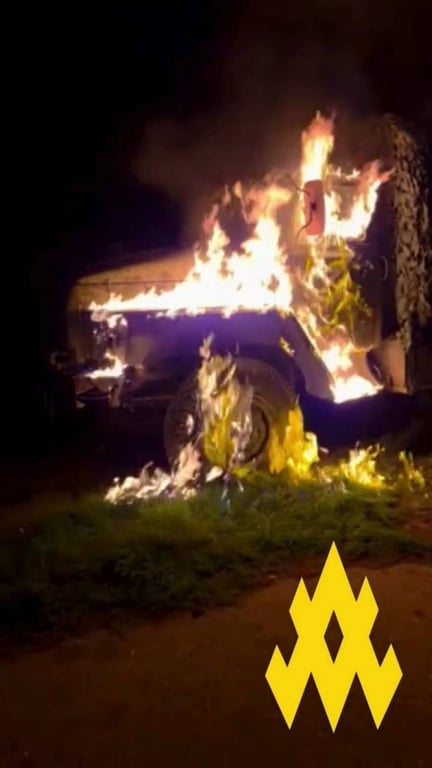 Агенти АТЕШ в лавах ЗС РФ спалили техніку у Авдіївці