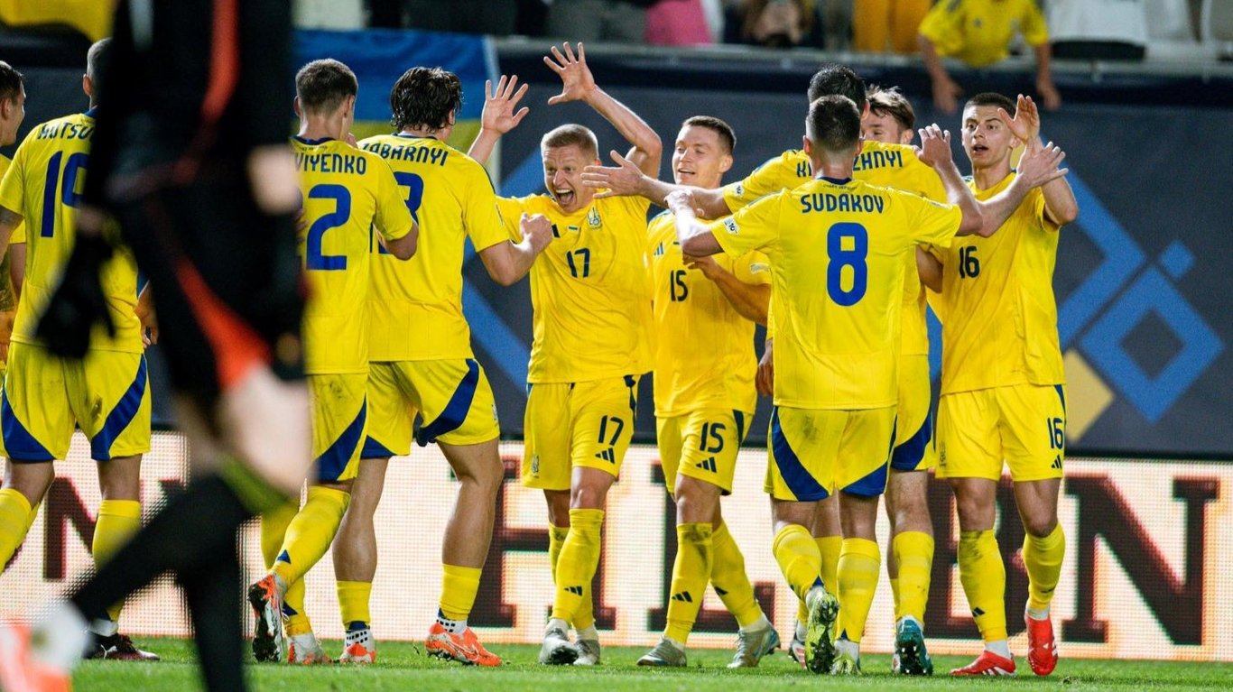 Игроки сборной Украины