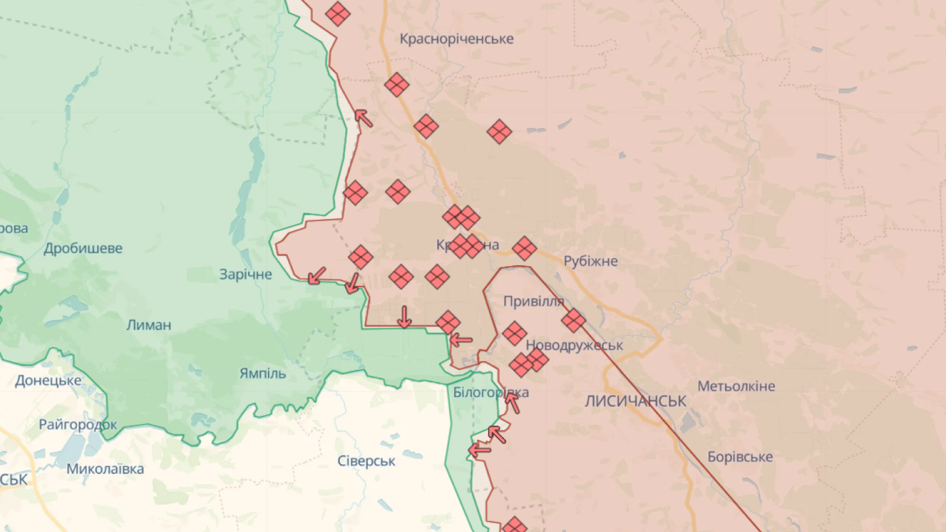 Онлайн-карти бойових дій в Україні на сьогодні, 14 серпня: DeepState, Liveuamap, ISW