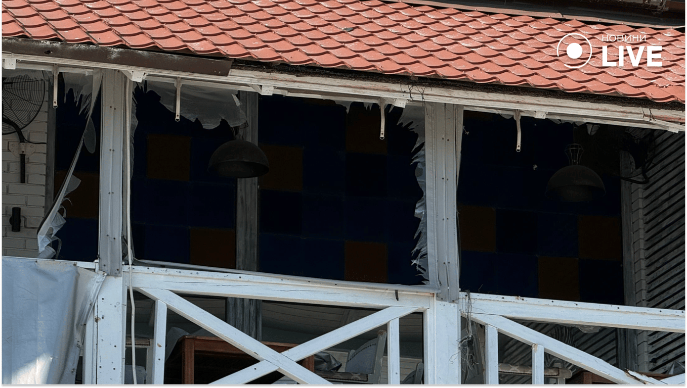 Пляж Ланжерон після атаки