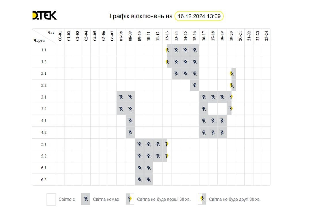 В Одесі оновили графіки на понеділок — коли включать світло - фото 1