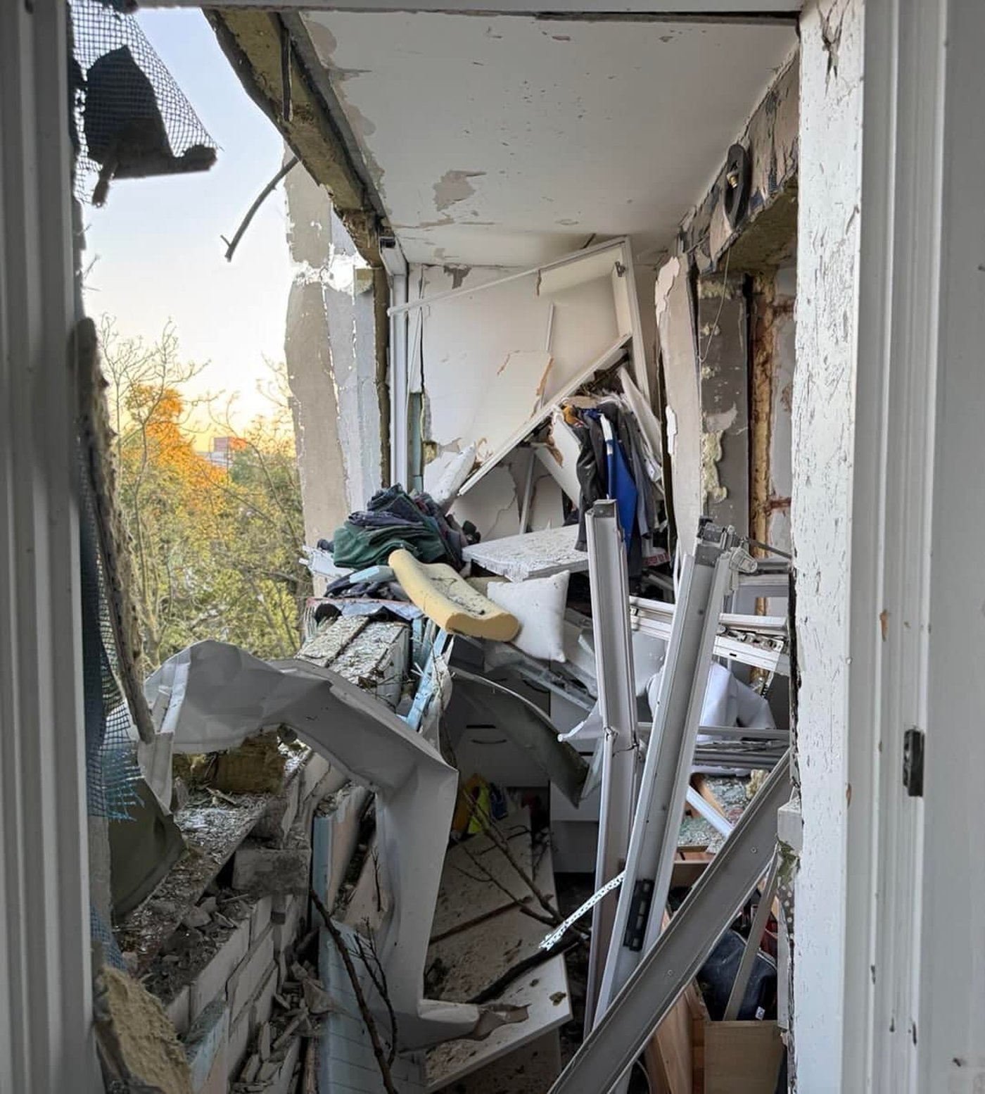 Зруйноване житло Тараса Тополі - фото