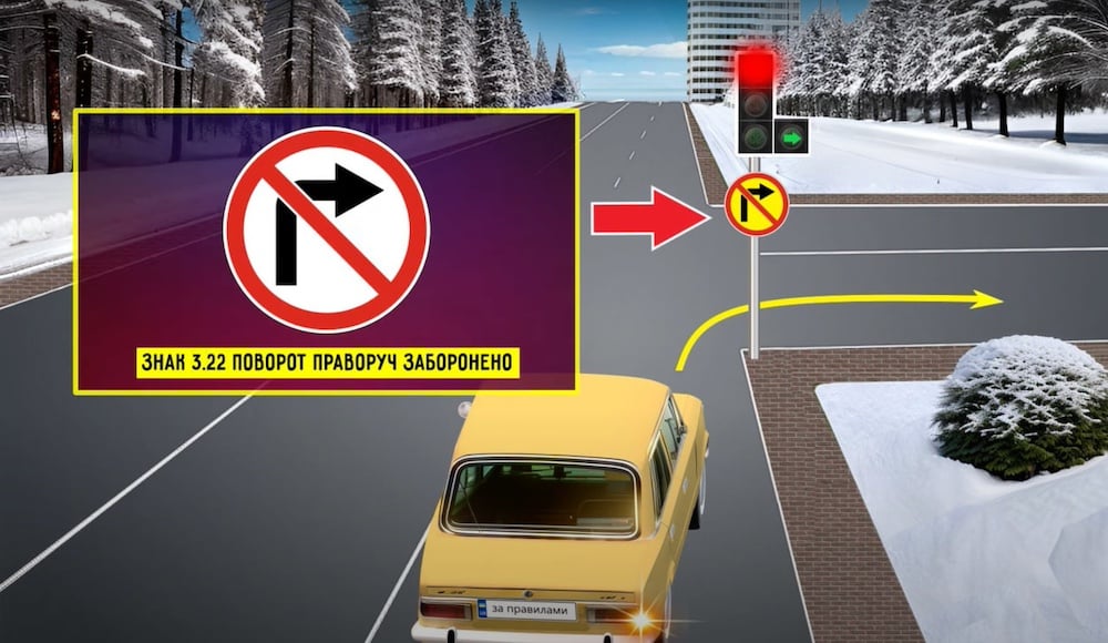 Запутанный ПДД тест — разрешен ли поворот справа - фото 3