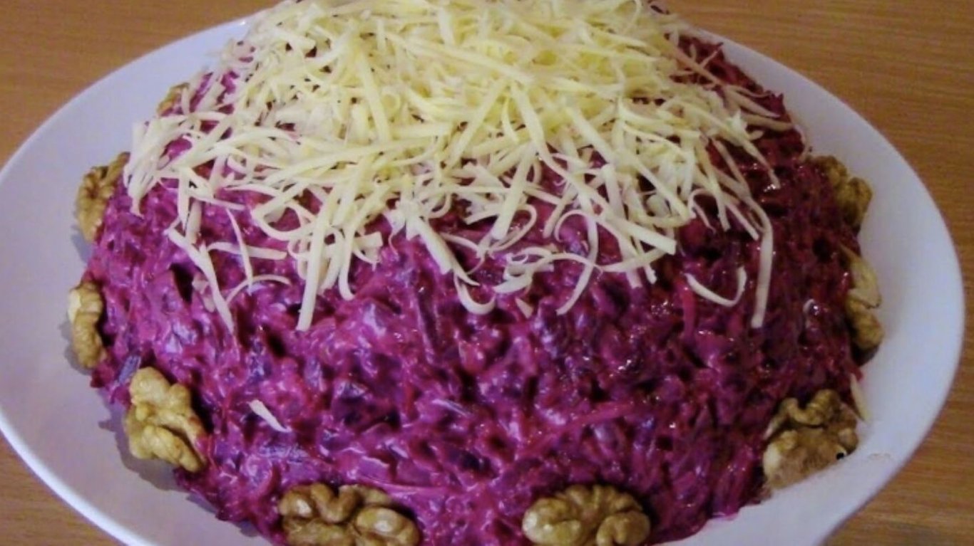 салат з буряком 