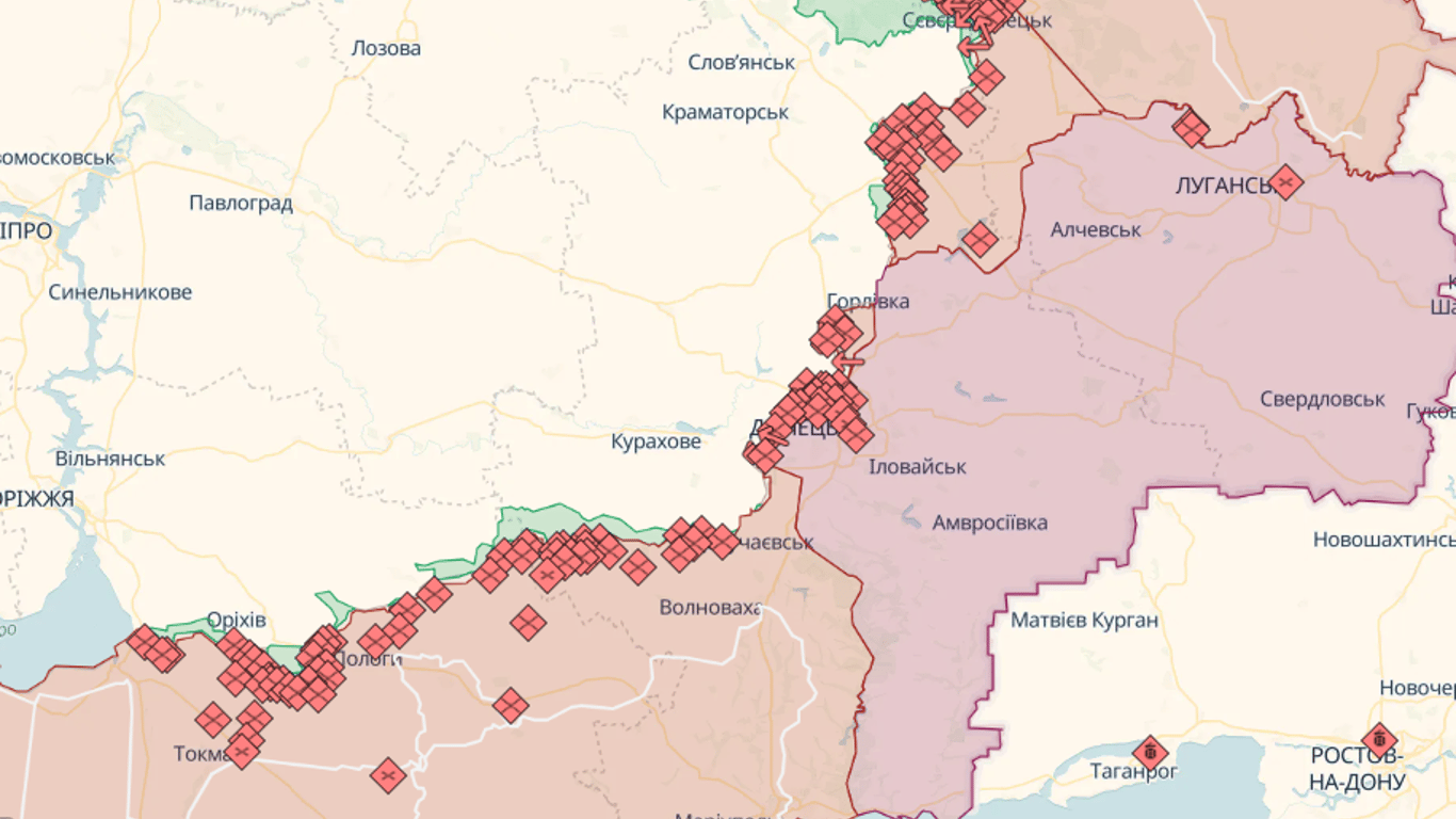 Карта бойових дій в Україні онлайн сьогодні, 12.10.2023: DeepState, Liveuamap, ISW