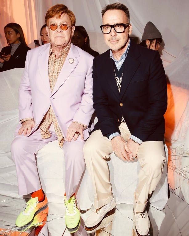Елтон Джон зі своїм чоловіком