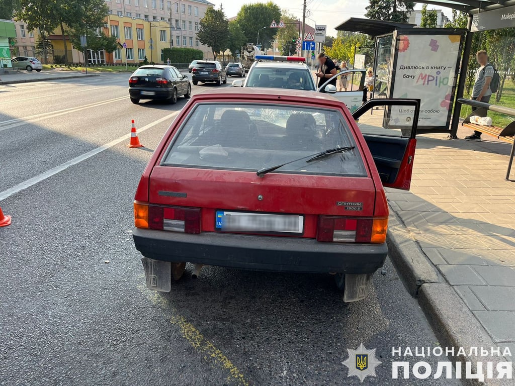 Автомобиль водителя, наехавшего на ребенка во Львове 28 августа