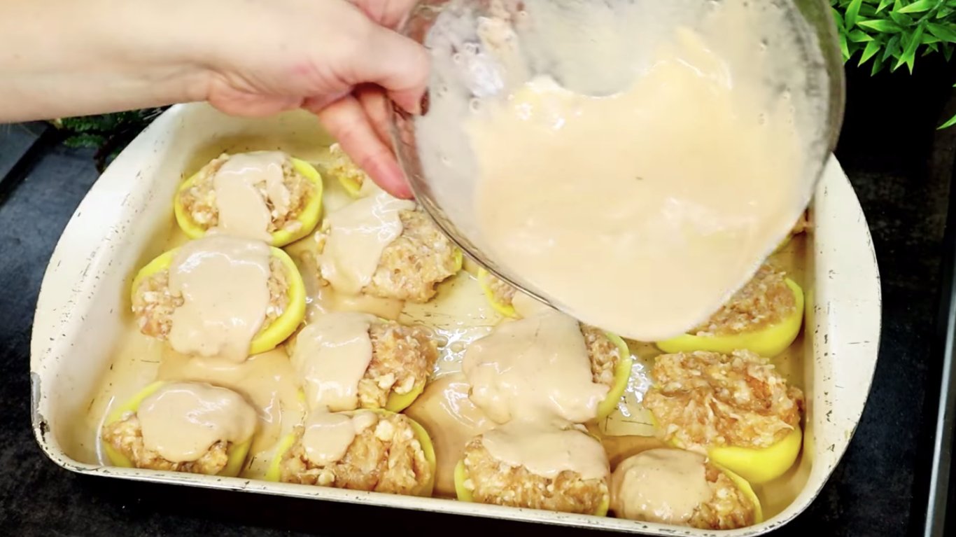 фарширована картопля в духовці