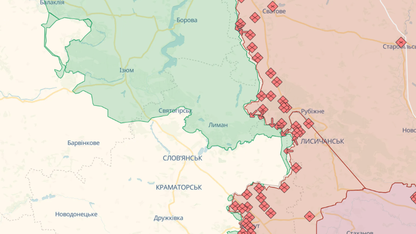 Карта бойових дій в Україні онлайн сьогодні, 06.09.2023: DeepState, Liveuamap, ISW