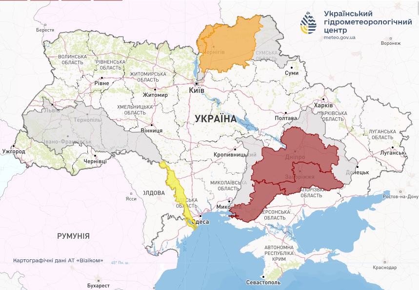 Опасность подтоплений в Украине сегодня, 1 мая