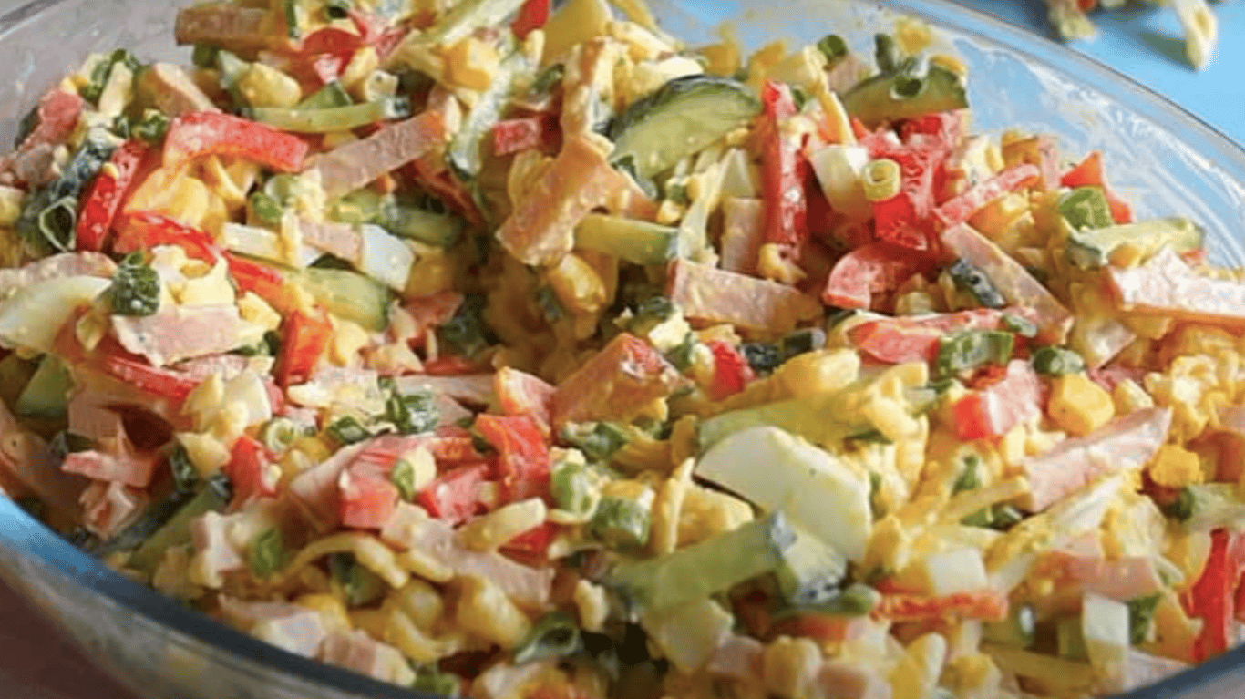 рецепт салата Хрещатик, давно забутий, але дуже смачний