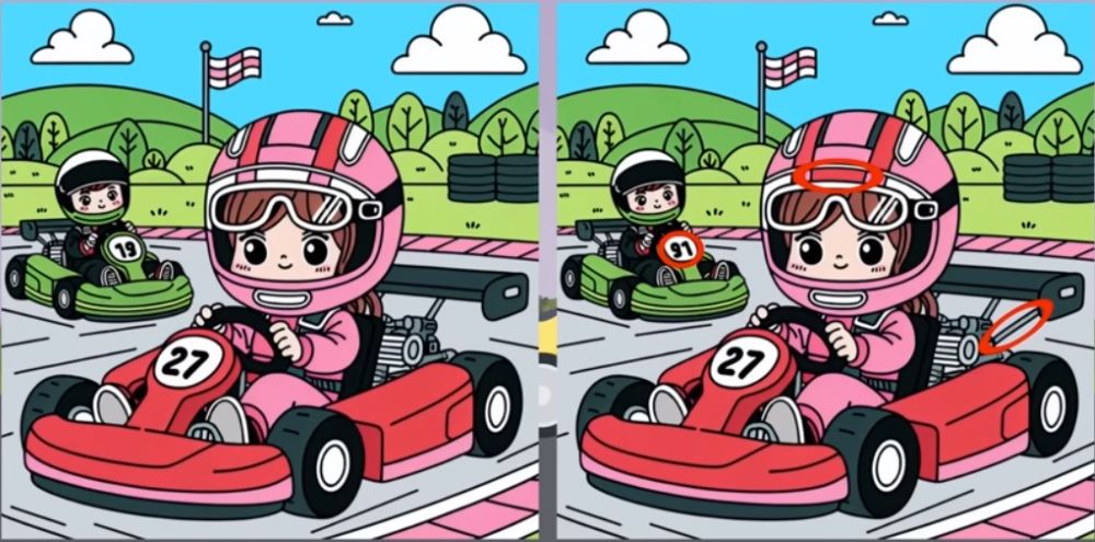 Головоломка для уважних — знайдіть три відмінності між малюнками за 12 секунд - фото 2