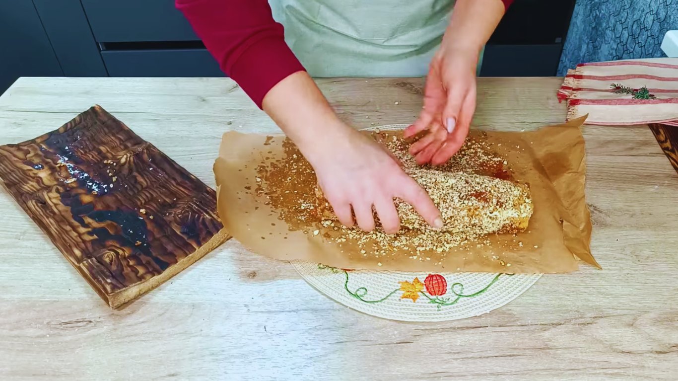 рецепт рулета з гарбузом та кремом