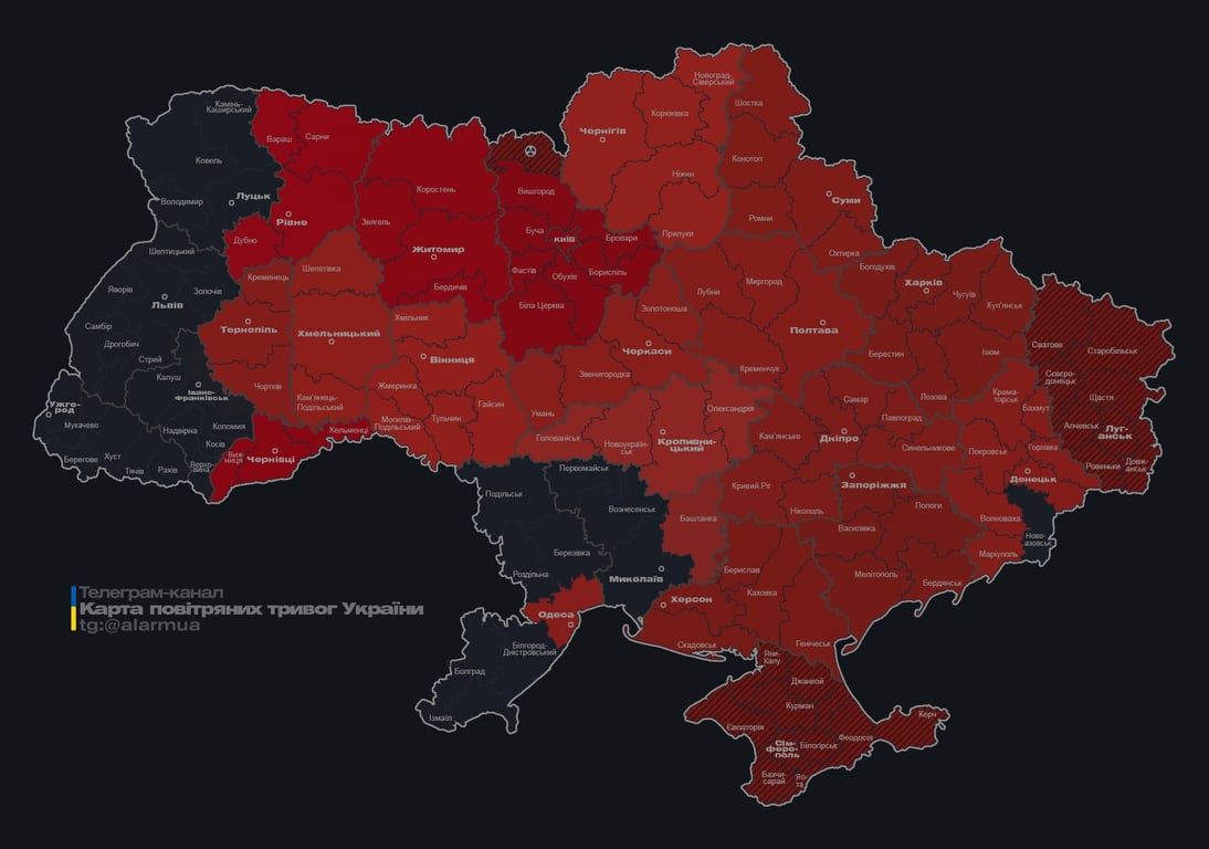 Росія запустили ракети по Україні 1 вереня