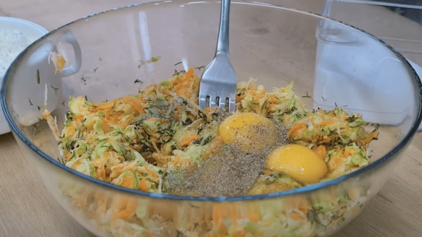 рецепт котлет з кабачків та фаршу