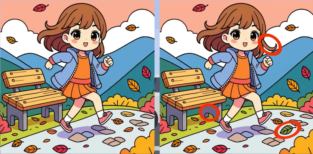 Лише найкмітливіші знайдуть відмінності на малюнку з рішучою дівчинкою - фото 2