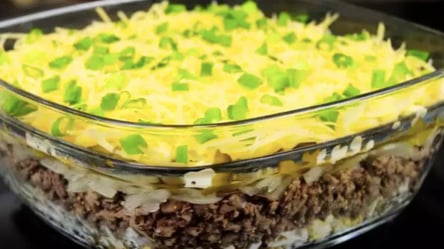 Салат с печенью "Графиня" — рецепт, который захочется повторять - 290x166