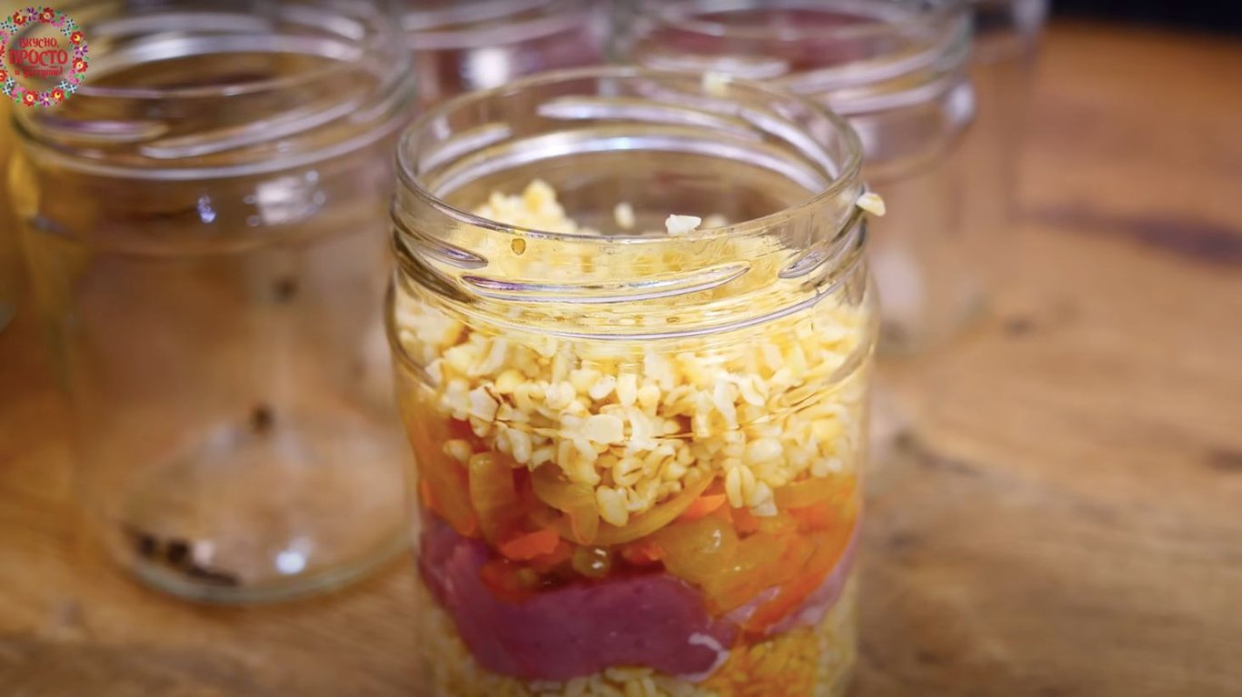 рецепт тушонки з кашею на зиму