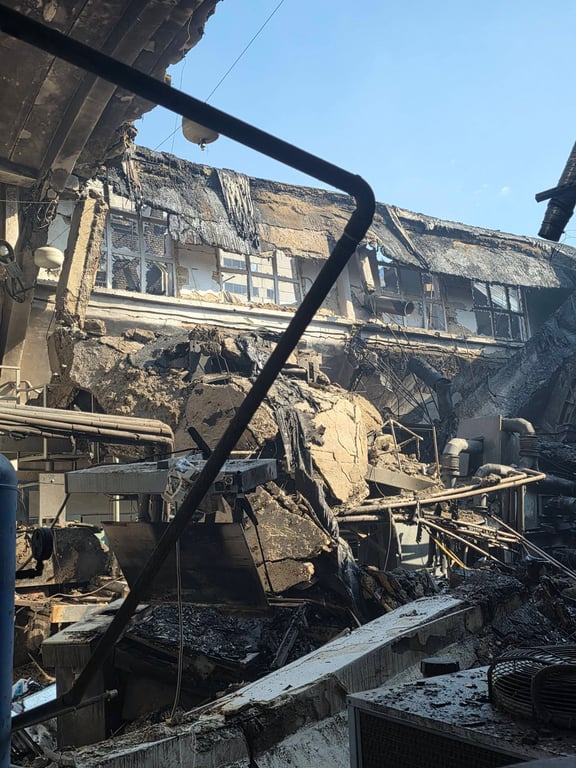Руйнування приміщення київської друкарні та поліграфічного підприємства "Конві" у Києві в результаті удару РФ 19 липня 2026 року