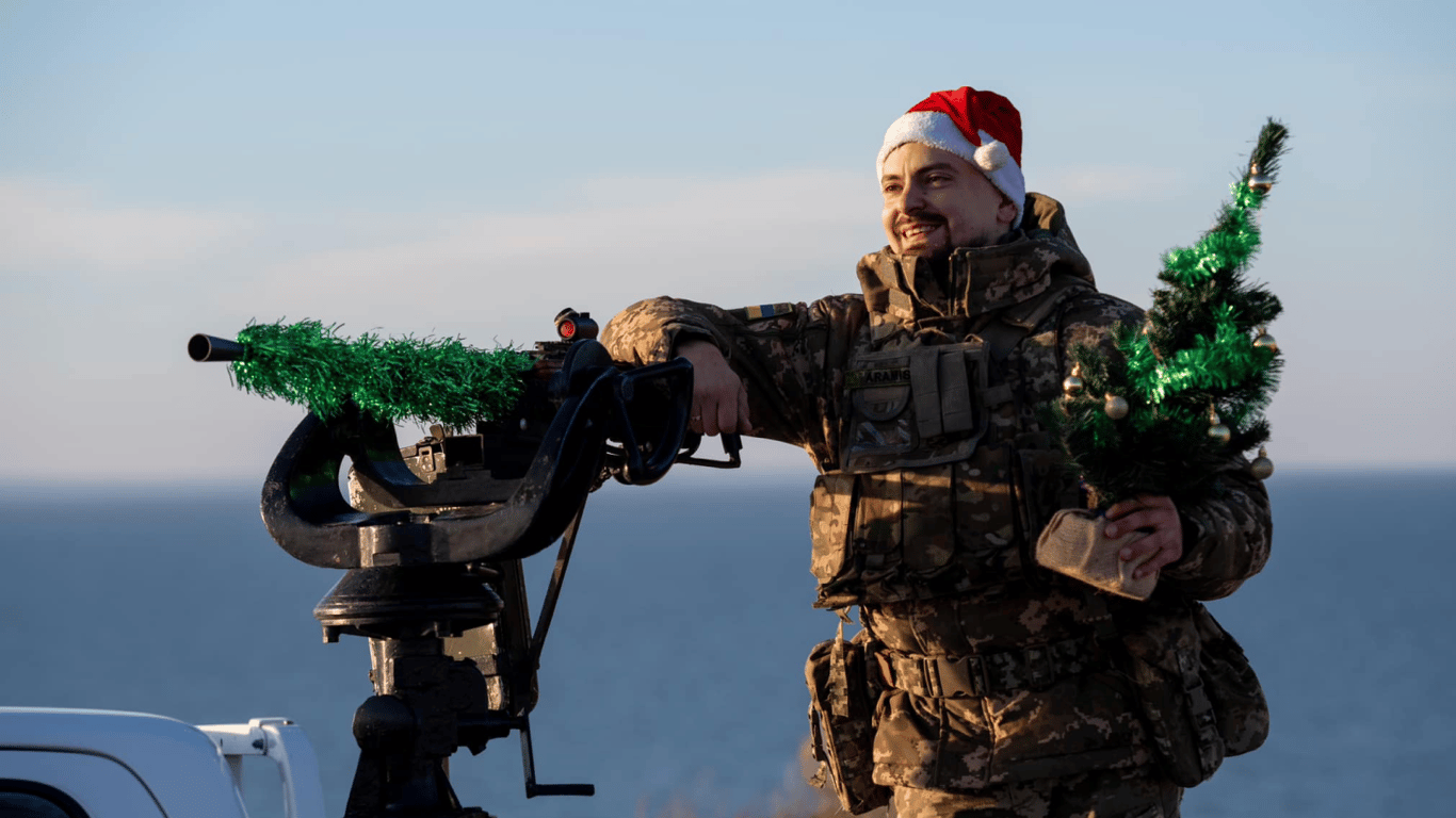Одесские пограничники поздравили украинцев с наступающим Новым годом