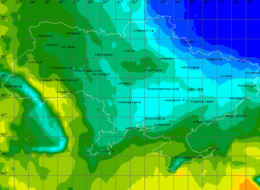 Погода в Україні 10 грудня