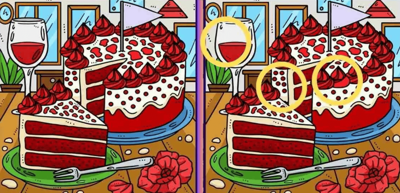 Три отличия в оптической головоломке