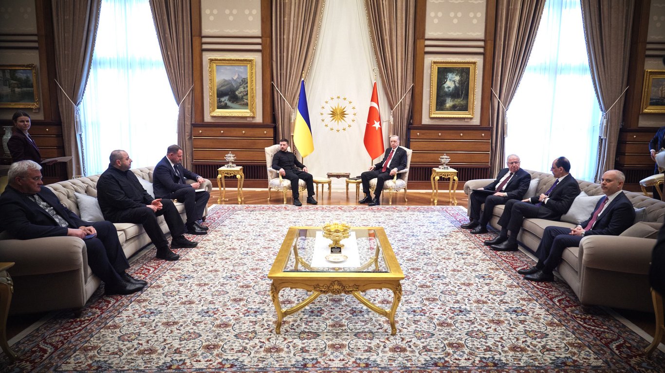 Зеленський зустрівся з Ердоганом