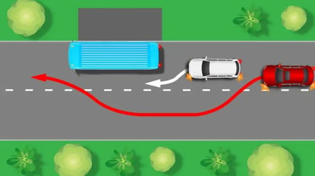 Швидкий тест з ПДР — чи дозволено червоному авто виконати обгін - 285x160