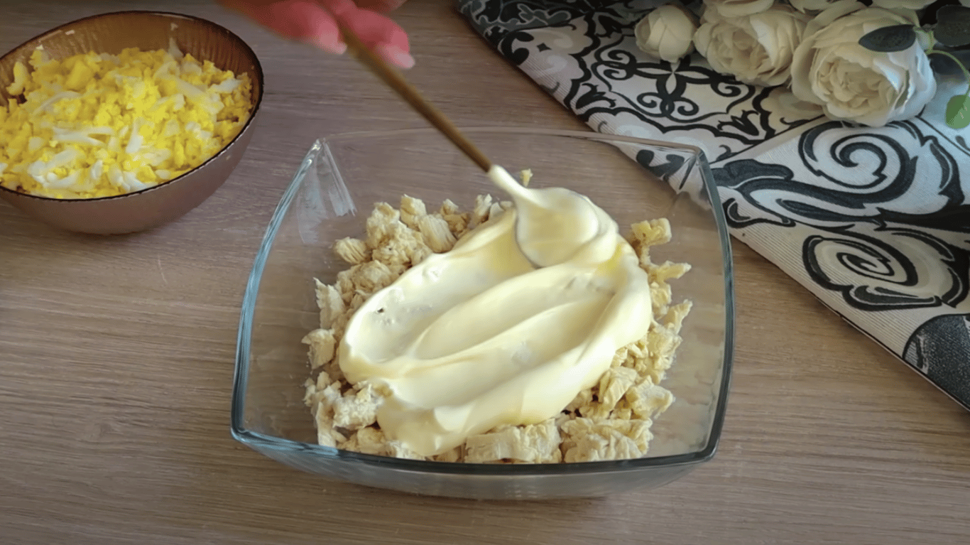 рецепт салату з куркою