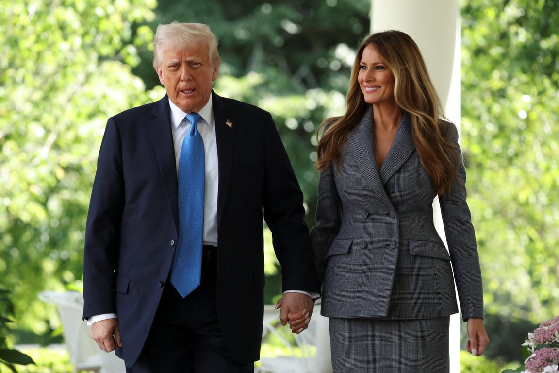 Donald Trump and Melania Trump