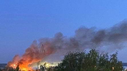 В Ленинградской области произошел мощный взрыв — на нефтебазе разгорелся пожар - 290x166