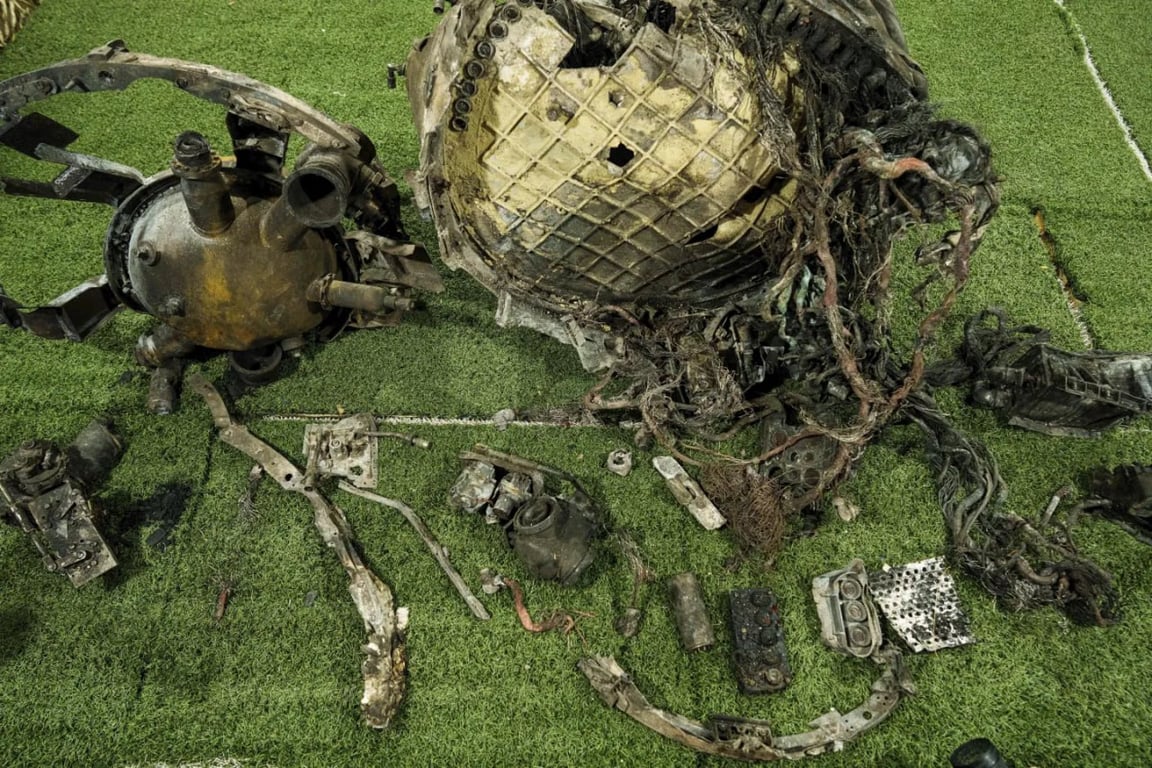 Обломки новой российской ракеты, обнаруженные после атаки на Днепр 21 ноября