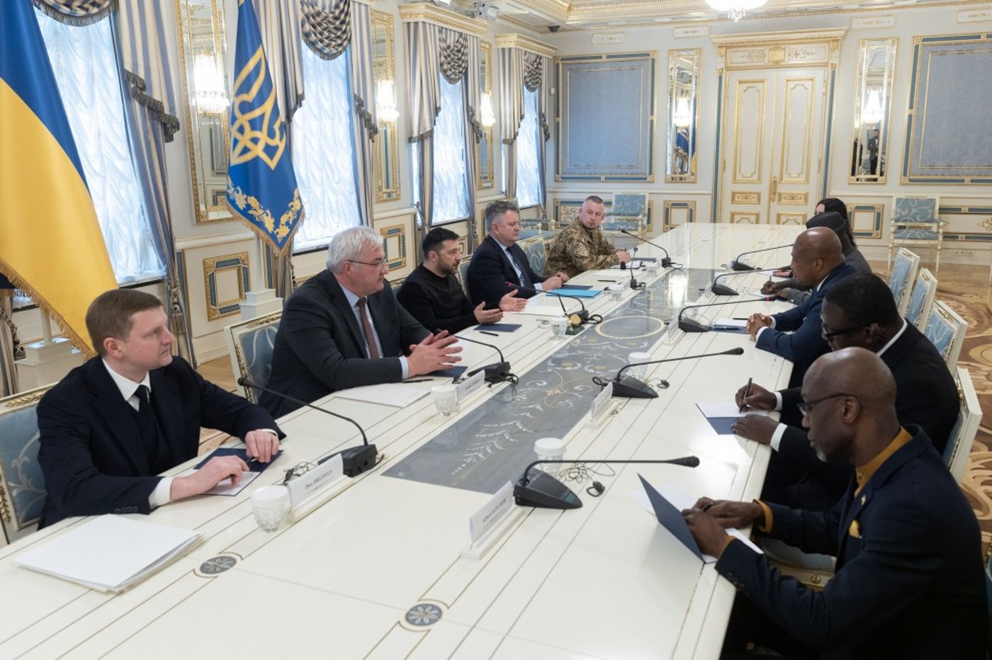 Зеленський зустрівся з главою МЗС Гани