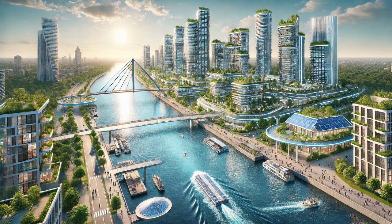 Река Днепр - фото из будущего