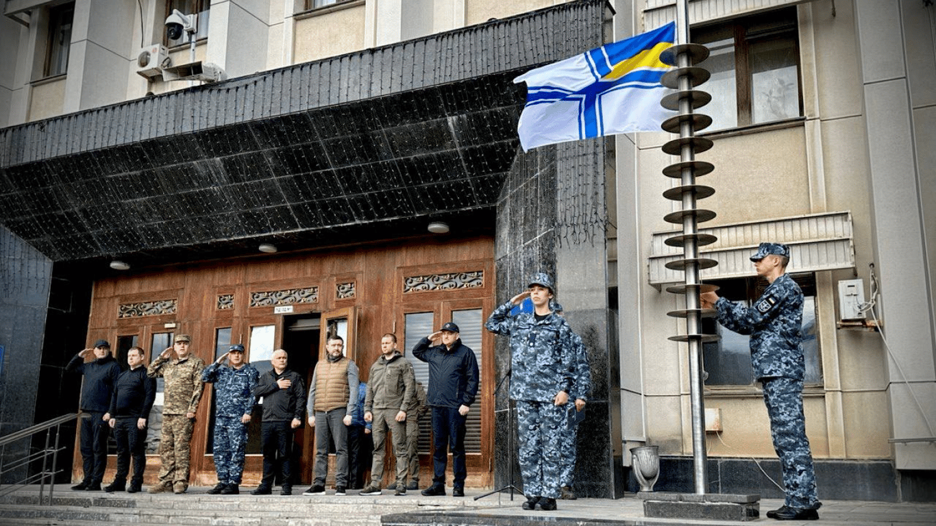Річниця українського флоту — в Одесі підняли прапор Військово-Морських сил